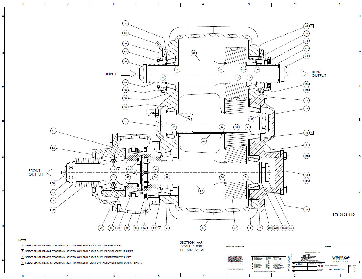 Parts Manual for Fabco TC-137